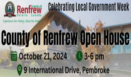 click here to view County of Renfrew open house poster.